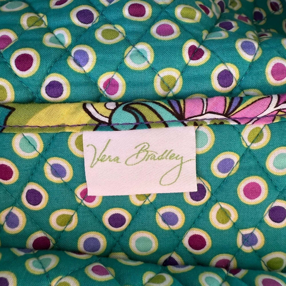 Vera Bradley Heather Purple Paisley Weekender Bag - Picture 5 of 8